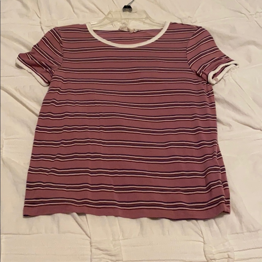 Pink Striped Shirt